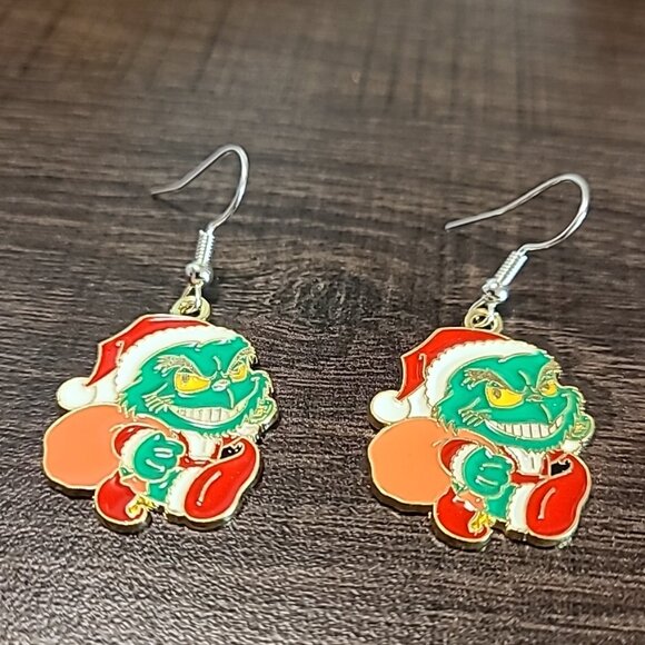 Handmade Cartoon Character Dangle Drop Earrings NEW Ladies Casual‎ Party Event - Picture 1 of 5